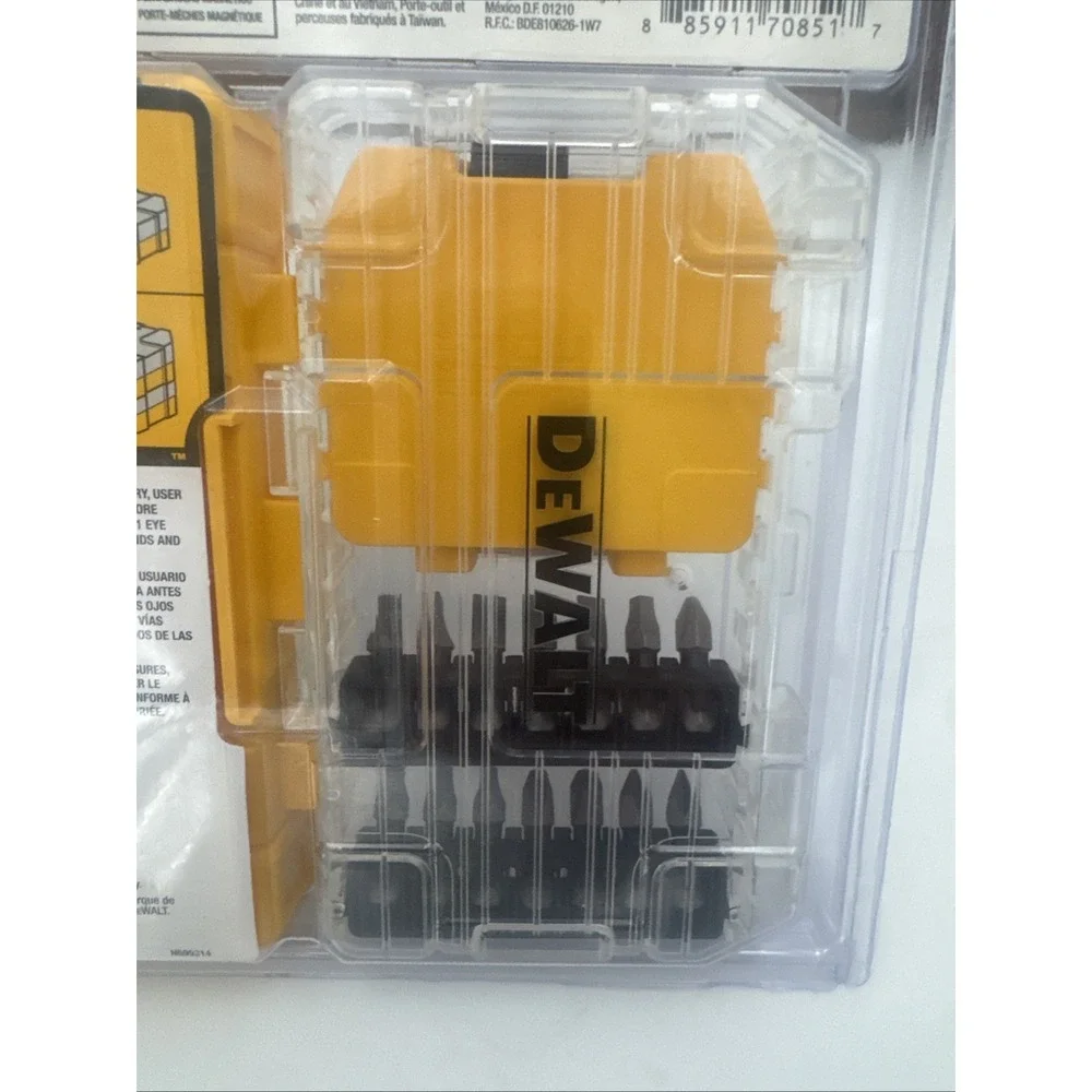 DeWalt 30 Piece Screwdriving Bit Set Tough Grip w/Tough Case DWA30SET NEW